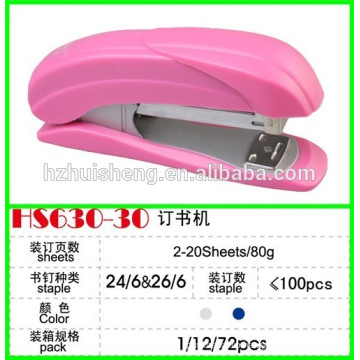 Book sewer maped stapler, upholstery stapler, cheap plastic stapler HS630-30